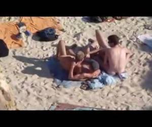 Peeping movies gay on the beach